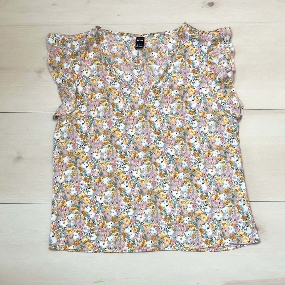 🌸 women’s spring flower top sleeveless